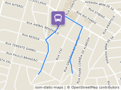 Mapa da parada