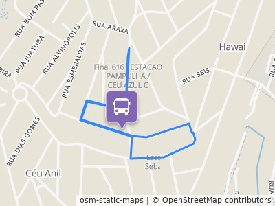 Mapa da parada