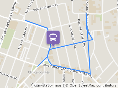 Mapa da parada