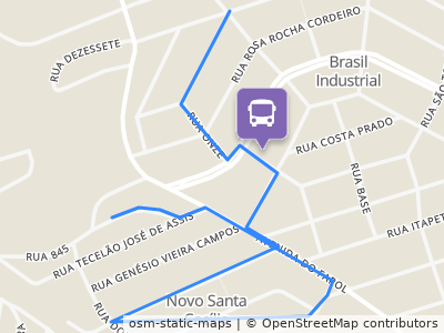 Mapa da parada