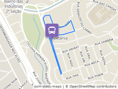 Mapa da parada