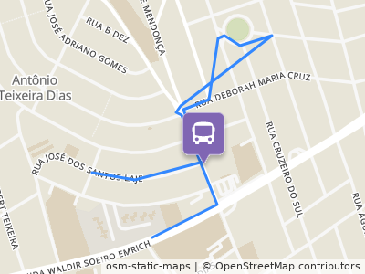 Mapa da parada