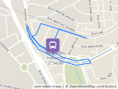 Mapa da parada