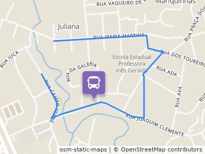 Mapa da parada