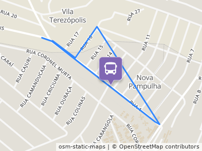Mapa da parada