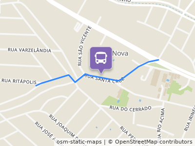 Mapa da parada