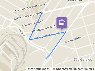 Mapa da parada