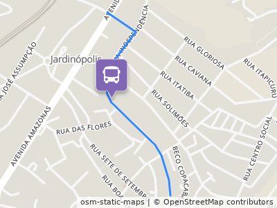 Mapa da parada