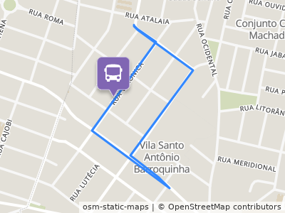 Mapa da parada