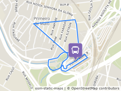 Mapa da parada