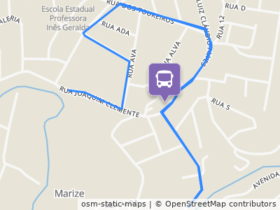 Mapa da parada