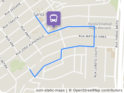 Mapa da parada