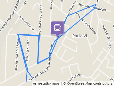 Mapa da parada