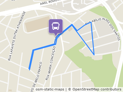 Mapa da parada