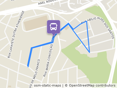 Mapa da parada
