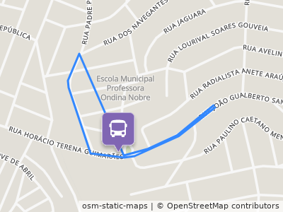 Mapa da parada