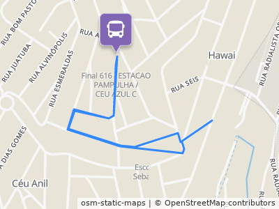 Mapa da parada