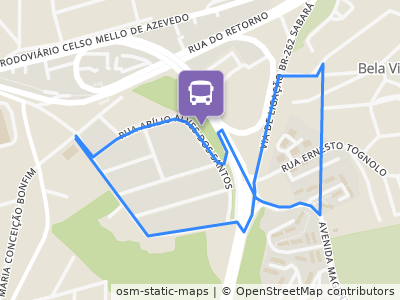 Mapa da parada