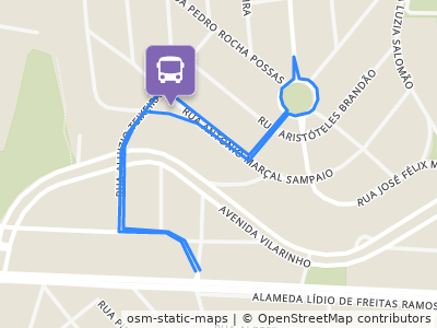 Mapa da parada