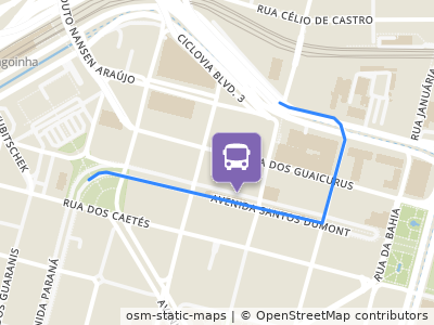 Mapa da parada