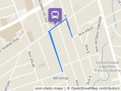 Mapa da parada