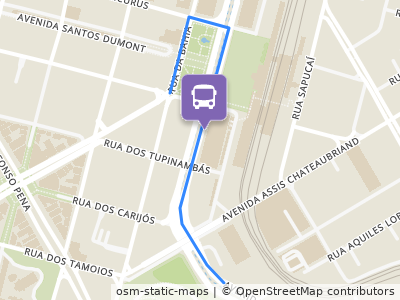 Mapa da parada