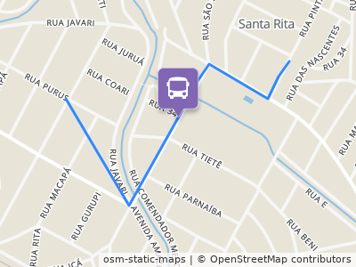 Mapa da parada