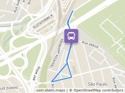 Mapa da parada