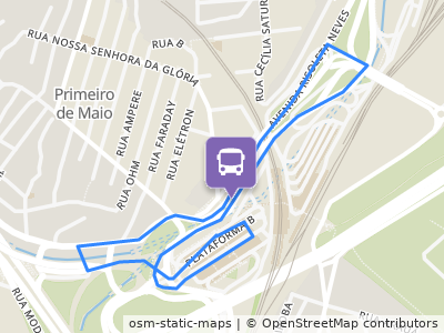 Mapa da parada