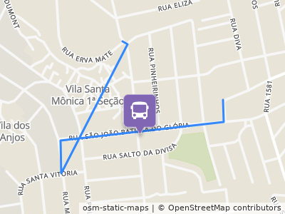 Mapa da parada