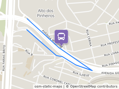 Mapa da parada