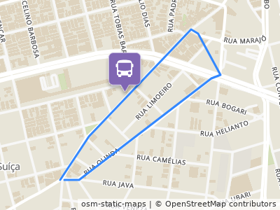 Mapa da parada