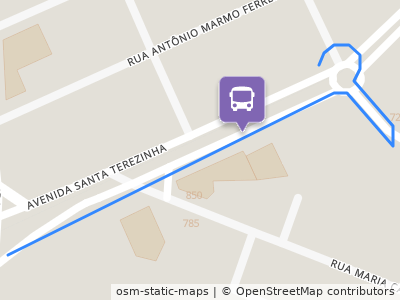 Mapa da parada
