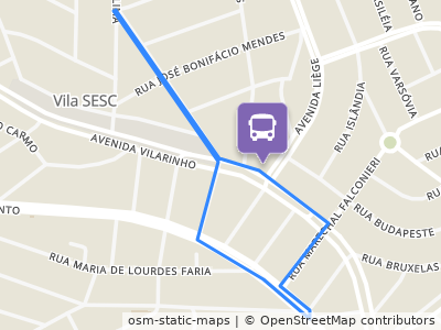 Mapa da parada