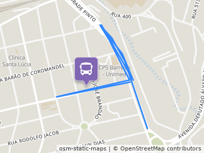 Mapa da parada