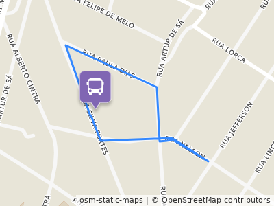Mapa da parada