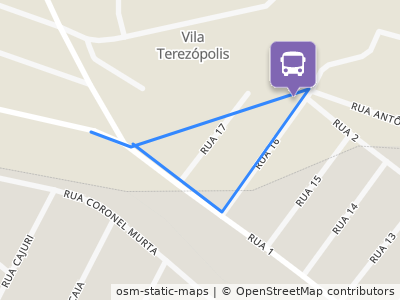 Mapa da parada