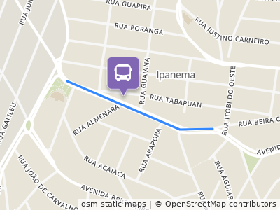 Mapa da parada