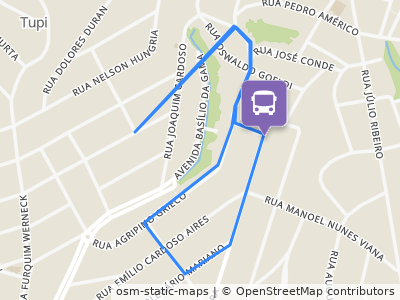 Mapa da parada