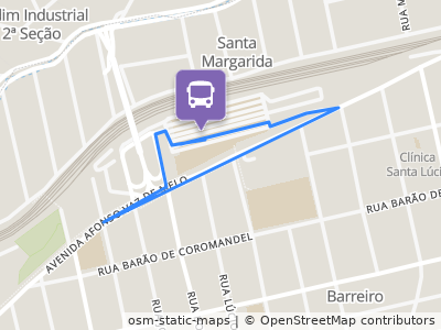Mapa da parada