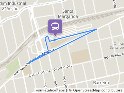 Mapa da parada