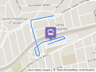 Mapa da parada