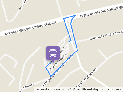 Mapa da parada