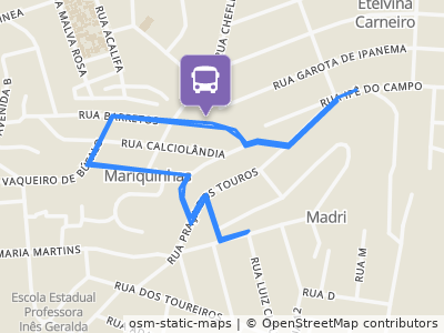 Mapa da parada