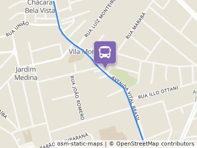 Mapa da parada