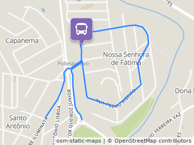 Mapa da parada