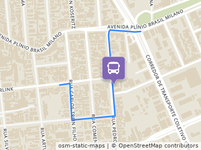 Mapa da parada