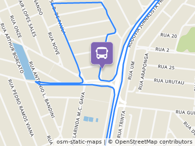 Mapa da parada