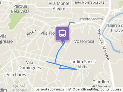 Mapa da parada