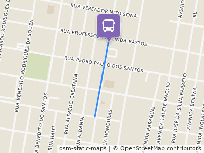 Mapa da parada